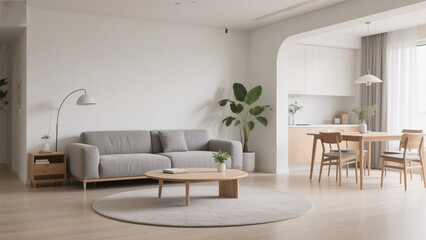 Fototapeta premium living room interior