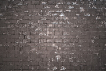Brick Wall Texture: An aged and weathered brick wall, offering a compelling study in texture and...