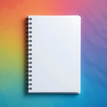 A blank Spiral notebook in charming styles.