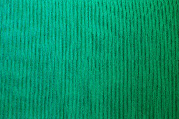 Textured Green Crocheted Fabric Background