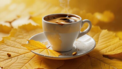 Autumn coffee moment