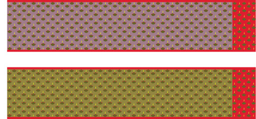 Handcrafted Floral Festival Saree Work EPS,  Indian Puja Saree with Floral Pattern Vector, New Flower Print Festival Saree Design EPS File,  Beautiful Floral Puja Saree Work for Festive Wear