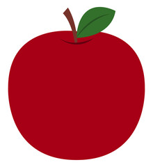 Red Apple as Part of Healthy Fruit