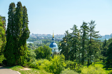 beautiful church in Kyiv Ukraine