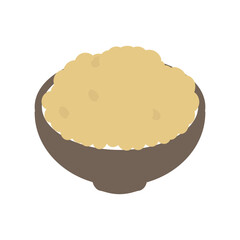 ごはん　玄米　イラスト