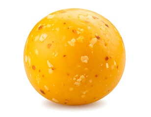 Round yellow cheese ball