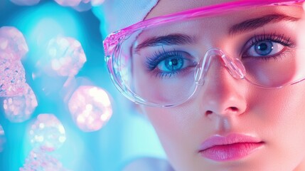 Genetic Researcher investigating genetic predispositions to diseases using DNA samples.