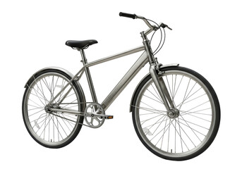 Isolated step-through bicycle for casual riding in urban environments and recreation outdoors