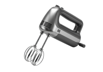 Isolated kitchen appliance hand mixer, mixing dough, preparation, food making equipment