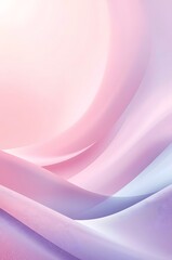 A beautiful abstract background concept featuring soft, silky waves in ethereal pastel shades of pink and purple with a gentle glow