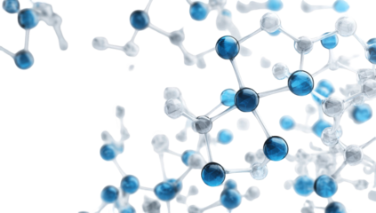 Abstract molecular structure illustration