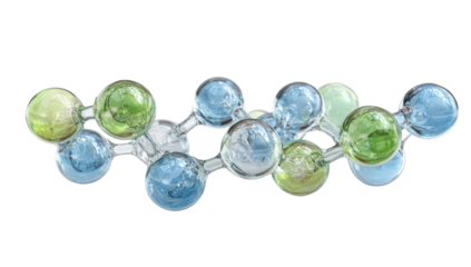 Colorful molecular structure (1)