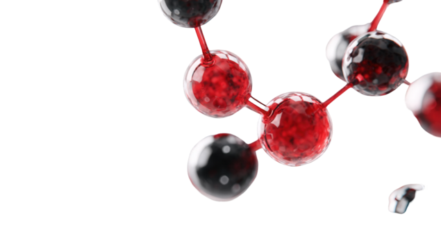 3D render of molecular structure