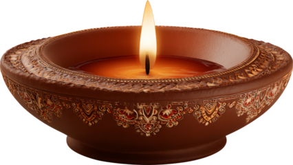 Ornate Diwali Diya