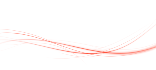 Glowing red speed lines PNG. Futuristic motion effect with neon rays. High-tech digital highway, fast-moving cyber road.
