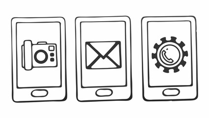 mobile-phone-icon-set