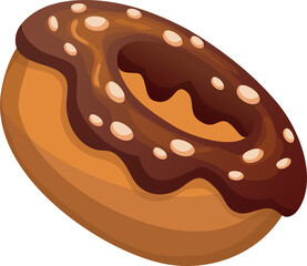 vector illustration of donut
