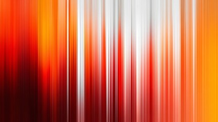 Obraz premium Abstract red to orange gradient background with blurred vertical lines, minimalist motion blur effect, clean modern design for cover, banner, or poster templates