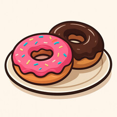 donut with toping