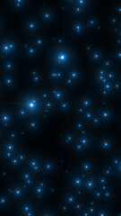 Futuristic glowing golden globe with pixelated continents and light flare abstract background