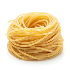 pasta on white background