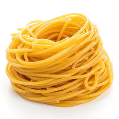 pasta on white background