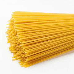 pasta on white background
