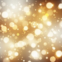 Warm Gold Dust And Light Spots