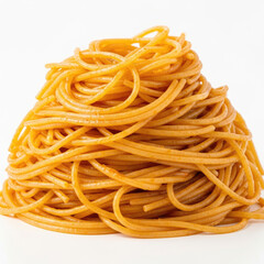 pasta on white background