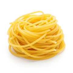 pasta on white background