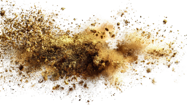 Abstract textured blob