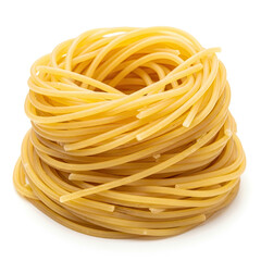 pasta on white background