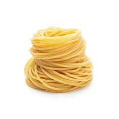 pasta on white background