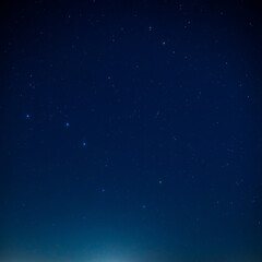 Milky way stars and constellations with a galaxy background.