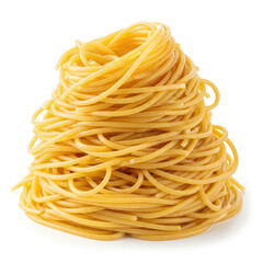 pasta on white background