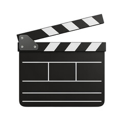 Fototapeta premium Film Clapperboard Icon Stock Photo Movie Production Equipment Cinematography Filmmaking Industry Vector Graphic