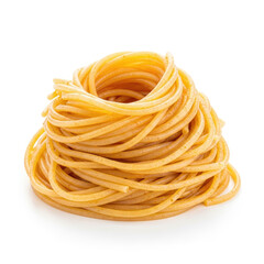 pasta on white background