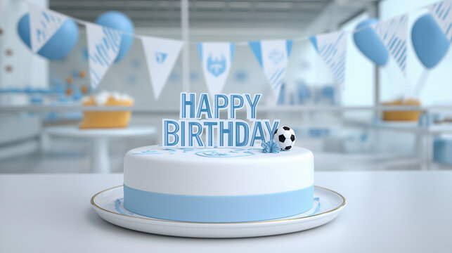 ケーキ, 誕生日, 食べ物, デザート, パーティー, テーブル, 幸せな, お祝い、青、blue