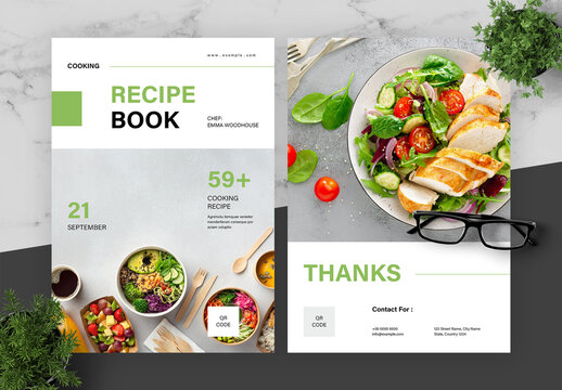 Green And Black Cook book Cover