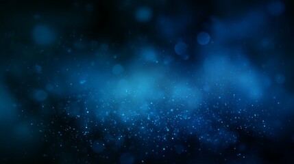 Fototapeta premium Abstract Blue Bokeh Lights Background.