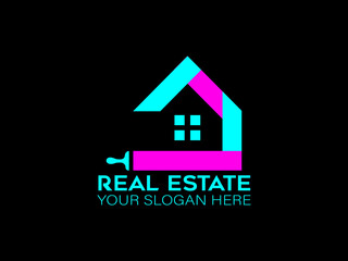 Luxury real estate logo design	