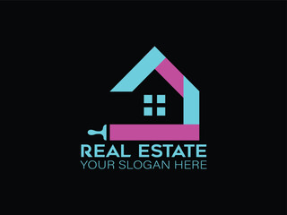 Luxury real estate logo design	
