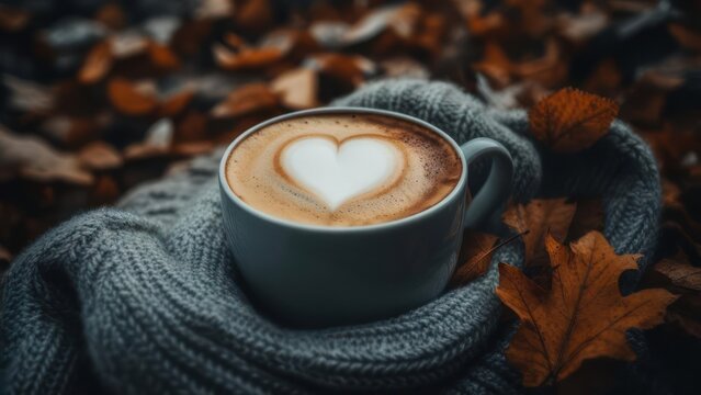 Cozy autumn coffee