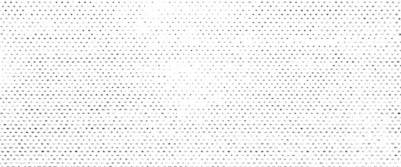 Vector Black and White Halftone Dots Retro Grainy Texture for Graphic Design