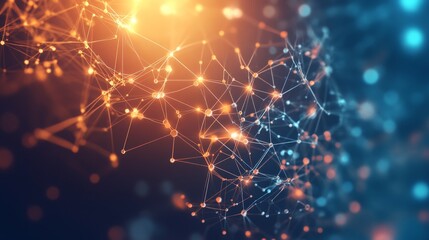 Illuminating abstract medical visualization digital space graphic design dynamic environment macro viewpoint healthcare concept