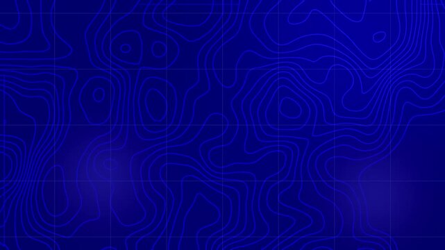 Abstract Topographic Terrain Lines Background Animation, Geographic Contour Lines Animated Background