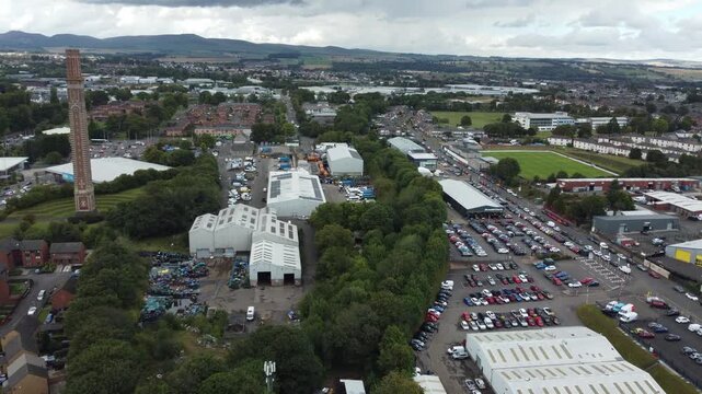 dundee the miley urban wildlife reserve going through industrial urban area