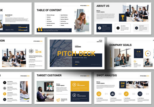 Modern Pitch Deck Presentation