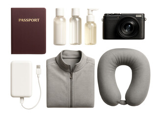 Packing list with travel essentials