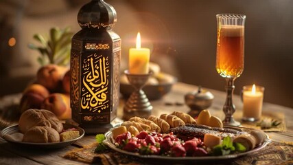 A plate of food and a glass of wine set on a table, perfect for a romantic dinner or special occasion